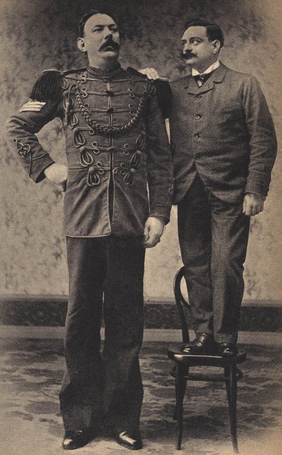 Potwory, Gigant. Fotografia, koniec XIX wieku, Paryż. autorstwa Unknown photographer