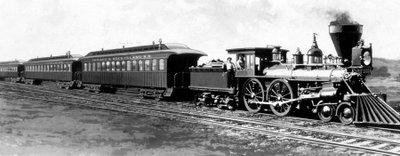 Pociąg Chicago, Rock Island i Pacific Railroad (CRI&P RR) używany od 1852 roku autorstwa Unknown photographer