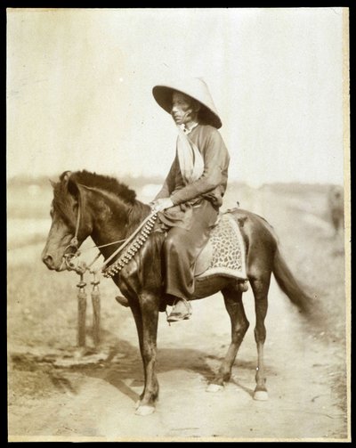 Jeździec wietnamski, koniec XIX wieku. autorstwa Unknown photographer