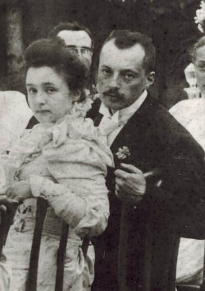 Władimir Dmitriewicz Nabokow (1870-1922) i Elena Iwanowna Rukawisznikowa (1876-1939), Anonim. Fotograf autorstwa Unknown photographer