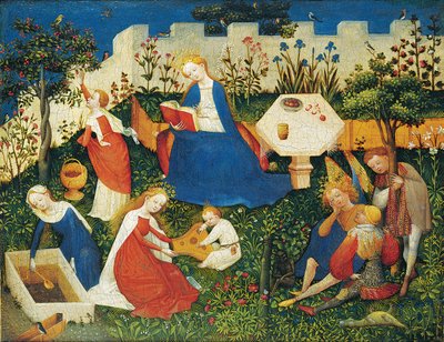 Mały Ogród Raju autorstwa Upper Rhenish Master