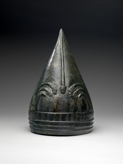 Hełm, 850-700 pne (brąz) autorstwa Urartian