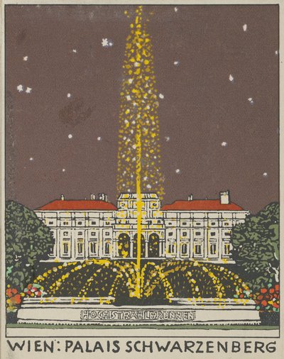 Wiedeń: Pałac Schwarzenberg, 1908. autorstwa Urban Janke.