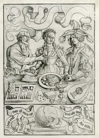 Miłość najemnika, ok. 1511 (drzeworyt) autorstwa Urs (1485 1528) Graf