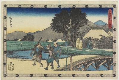 Akt 6, 1838 r. autorstwa Utagawa Hiroshige