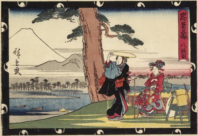Akt 8, początek XIX wieku autorstwa Utagawa Hiroshige