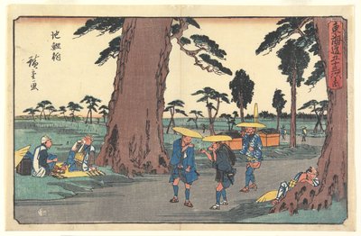 Chiryu autorstwa Utagawa Hiroshige