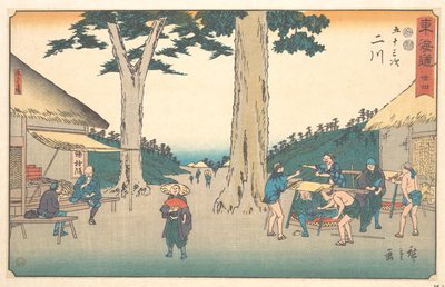 Futagawa autorstwa Utagawa Hiroshige