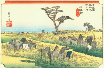 Hiroshige40 chirifu autorstwa Utagawa Hiroshige