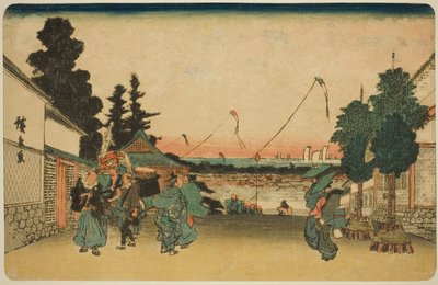 Kasumigaseki, z serii „Fa sieci Pa z powrotem Edo” (rzecz sławne miejsce)” autorstwa Utagawa Hiroshige