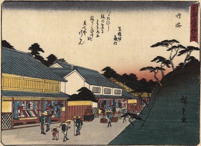 Narumi, 1837-1844 autorstwa Utagawa Hiroshige