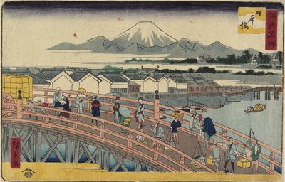 Grzbiet Nihonbashi B, 1830-1858 autorstwa Utagawa Hiroshige