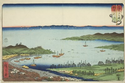 Echigo Niigata - Prowincja Echigo (Echigo Niigata) - Prowincja Echigo (Echigo Niigata) autorstwa Utagawa Hiroshige