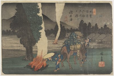z. 19 Karuizawa, 1830-1844 autorstwa Utagawa Hiroshige
