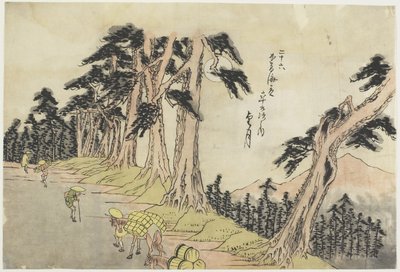 No.26 Mochizuki, 1830-1844 autorstwa Utagawa Hiroshige