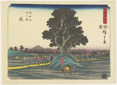 Nr 47 Sec, 1847-1852 autorstwa Utagawa Hiroshige