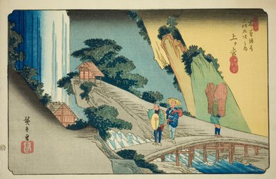 No. 39: Agematsu, from the series "Sixty-nine Stations of the Kisokaido (Kisokaido rokujukyu tsugi no uchi)"   1280654   pl       polish Successfully Translated  Original: George Washington Translat: George Washington 1285119 pl polish Successfully Transla autorstwa Utagawa Hiroshige