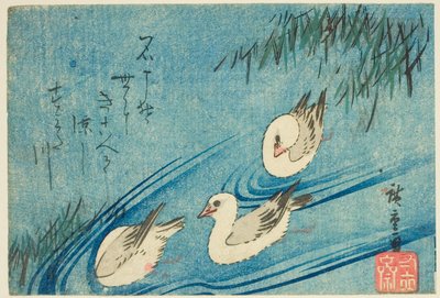 ostrygojady autorstwa Utagawa Hiroshige
