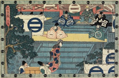 Prolog, ok. godz. 1838 autorstwa Utagawa Hiroshige