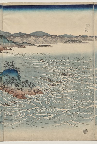 Wiry Awa autorstwa Utagawa Hiroshige
