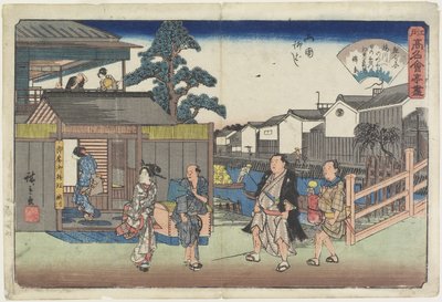 Umegawa w Yanagibashi Inryo _ Very, ok. godz. 1835-1842 autorstwa Utagawa Hiroshige