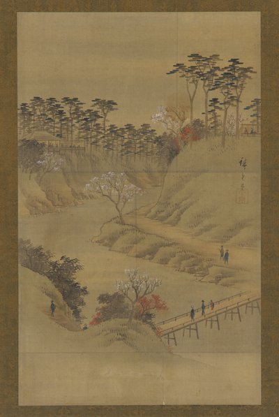 Krajobraz letni, połowa XIX wieku. autorstwa Utagawa Hiroshige II