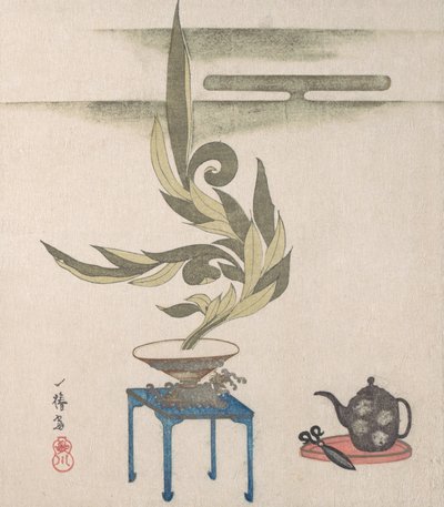 Kompozycja kwiatowa, XIX wiek. autorstwa Utagawa Itchinsai