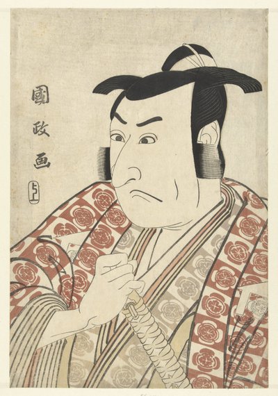 Części Tepo RT Ret Van Ichikawa Omezo autorstwa Utagawa Kunimasa