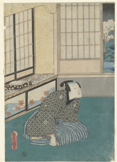 Trzeci miesiąc yayoic Współczesne historie Genji w ciągu dwunastu miesięcy (tytuł serii) Imayo Genji junikagetsu no uchi autorstwa Utagawa Kunisada (I)