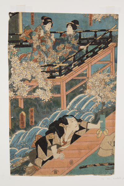 Członek A c i rs py g b? Kichi różnica talia-były Kogiku, D? Hearing Yau plan d Rekrut Guy (były w talii Kogiku, D? Hearing, Rekrut Guy) autorstwa Utagawa Kunisada