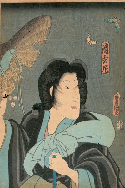 Poeta i motyl, wyd. Otaya Takichi autorstwa Utagawa Kunisada