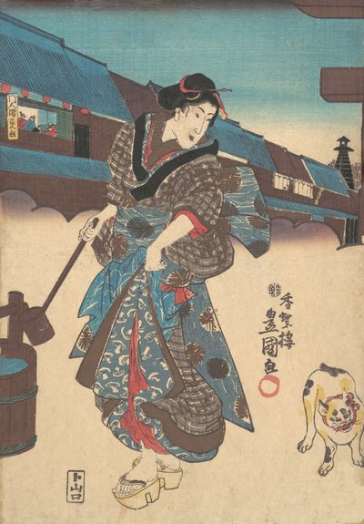 Wydrukować. autorstwa Utagawa Kunisada