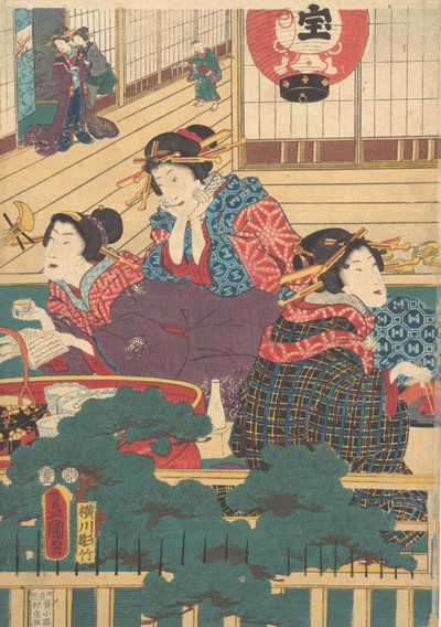 Wydrukować. autorstwa Utagawa Kunisada