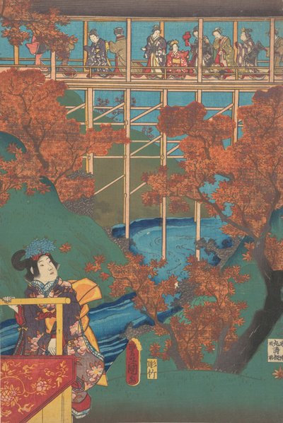 Wydrukować. autorstwa Utagawa Kunisada