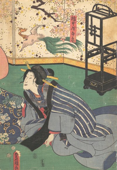 Druk, XIX w., XIX w. autorstwa Utagawa Kunisada