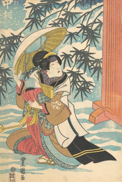 Druk, XIX w., XIX w. autorstwa Utagawa Kunisada