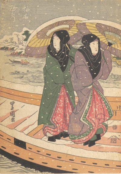 Druk, XIX w., XIX w. autorstwa Utagawa Kunisada