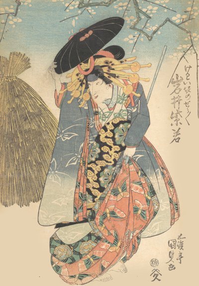 Druk, XIX w., XIX w. autorstwa Utagawa Kunisada