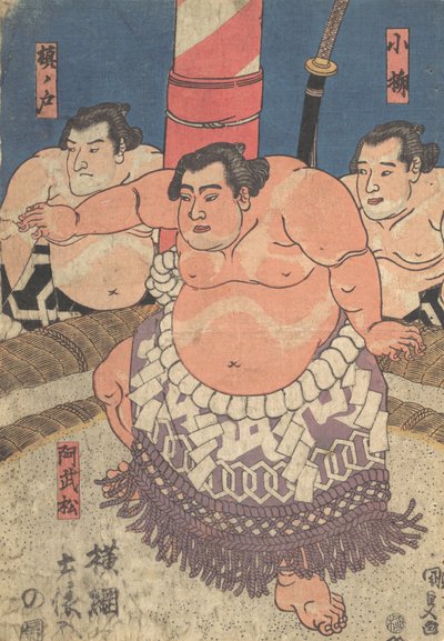 Druk, XIX w., XIX w. autorstwa Utagawa Kunisada