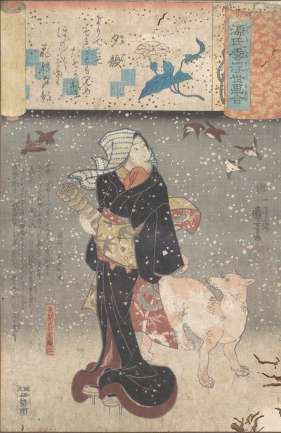 Wieczorne Twarze, ca. 1845-46. autorstwa Utagawa Kuniyoshi