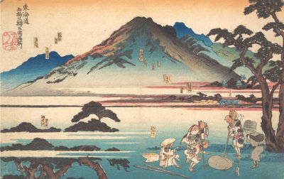 Oiso, Odawara, Hakone, Mishima, Numazu, 1840. autorstwa Utagawa Kuniyoshi