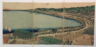 Procesje Daimyo przechodzące wzdłuż Tokaido autorstwa Utagawa Sadahide