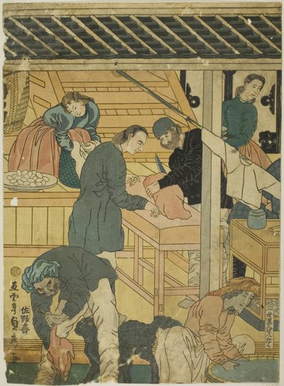 Sae s road om na przykład g mer ch t clerk yokohama autorstwa Utagawa Sadahide