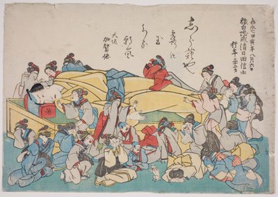 Portret pamięciowy aktora Ichikawy Danjuro VIII autorstwa Utagawa School