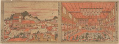Ochłoda w Nakazu / Teatr kabuki autorstwa Utagawa Toyoharu