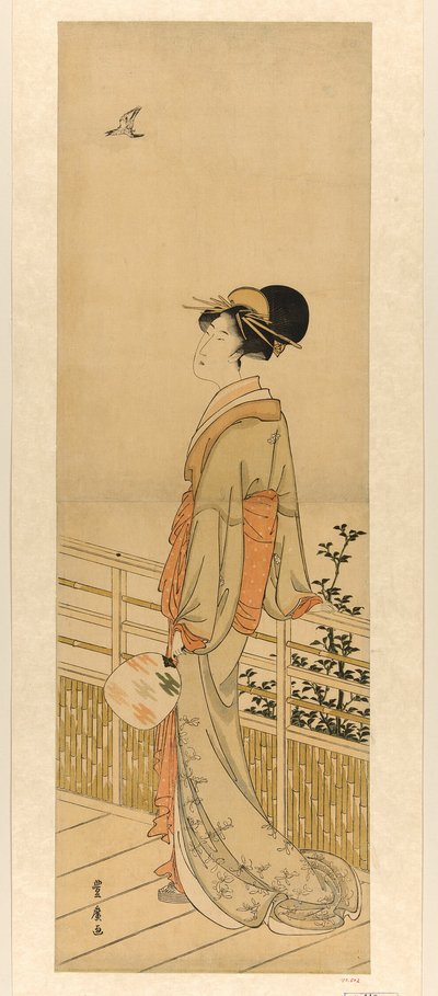 Słuchanie krzyku kukułki autorstwa Utagawa Toyohiro