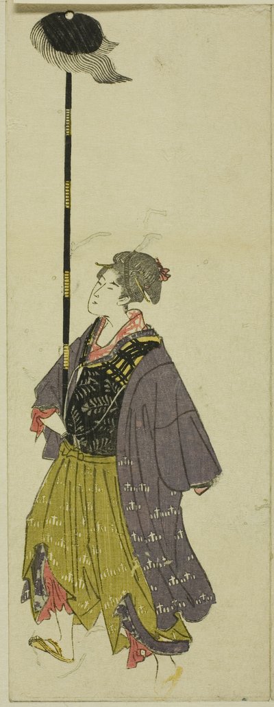 Parodia procesji daimyo autorstwa Utagawa Toyohiro