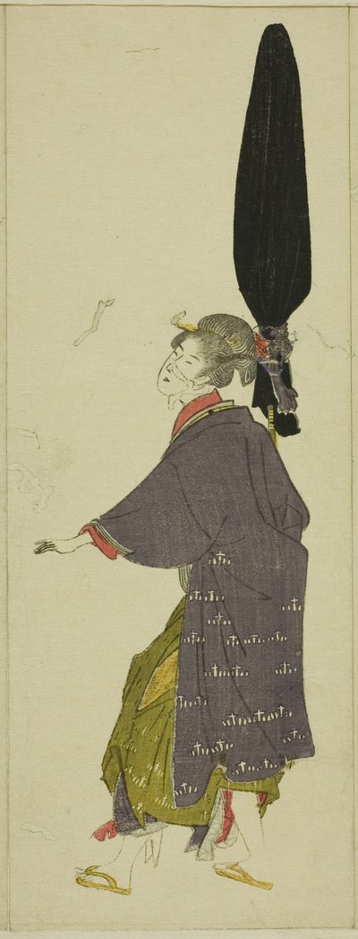 Parodia procesji daimyo autorstwa Utagawa Toyohiro