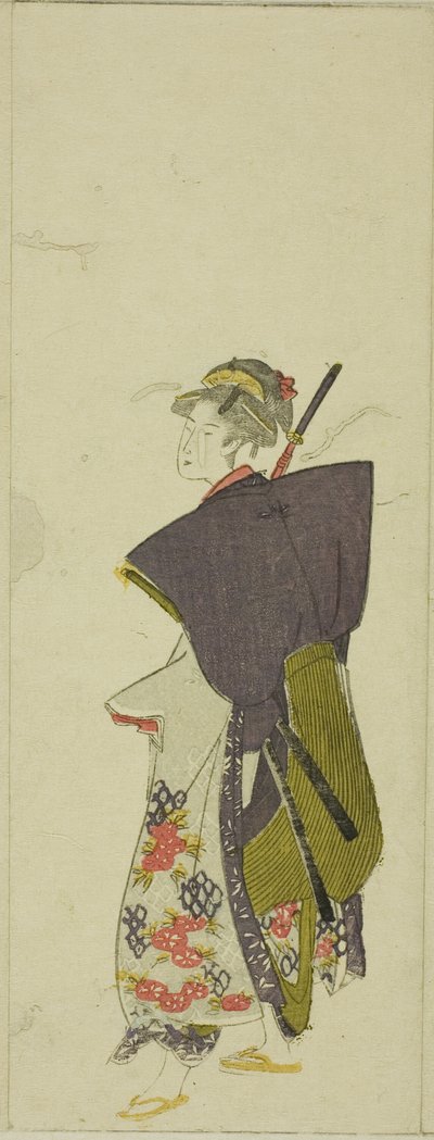 Parodia procesji daimyo autorstwa Utagawa Toyohiro