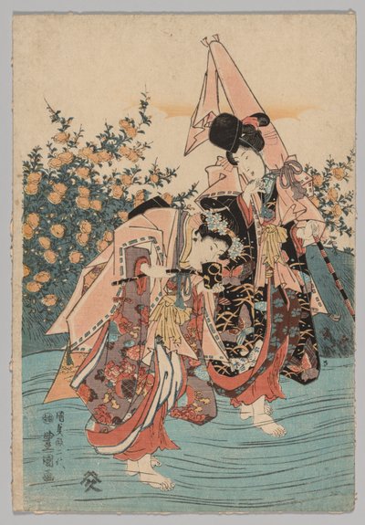 Aktorzy autorstwa Utagawa Toyokuni